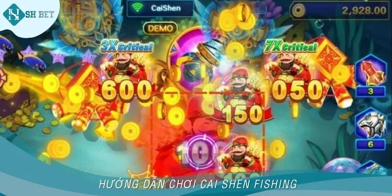 Bắn cá Cai Shen Fishing cực đơn giản chỉ với 3 bước