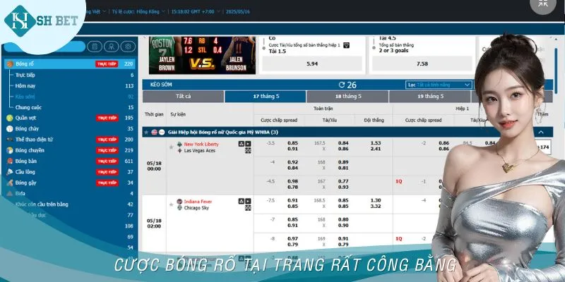 Dự đoán kết quả bóng rổ yên tâm trung thực