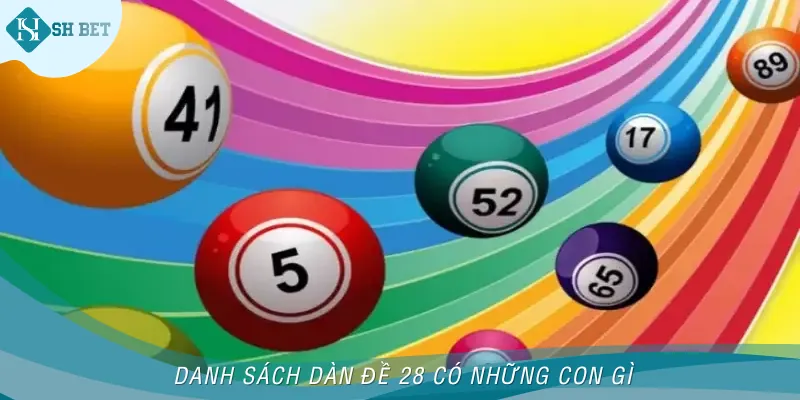 Tổng hợp bộ dàn đề 28 có những con gì