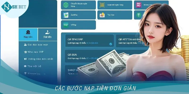 Hướng dẫn nạp tiền nhanh chóng chỉ với vài cú nhấp