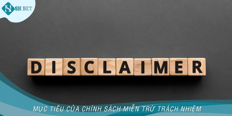 Mục đích tạo chính sách miễn trừ trách nhiệm khi cá cược
