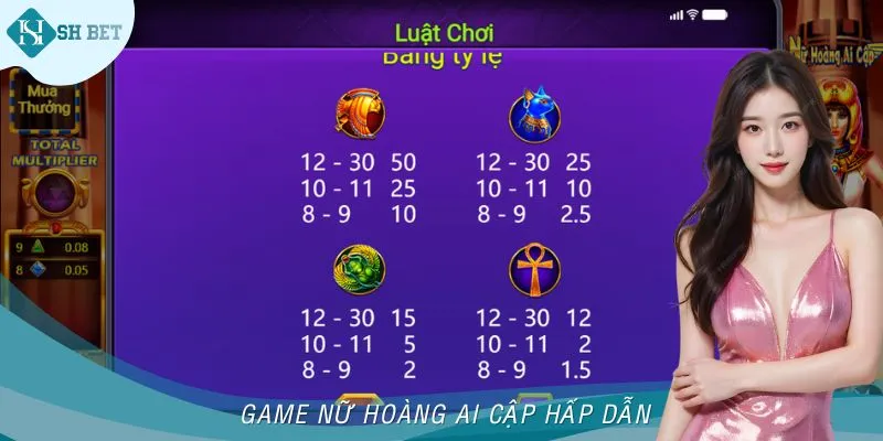 Nữ Hoàng Ai Cập - SHBET Chia Sẻ Game Đặc Sắc, Thưởng Cao