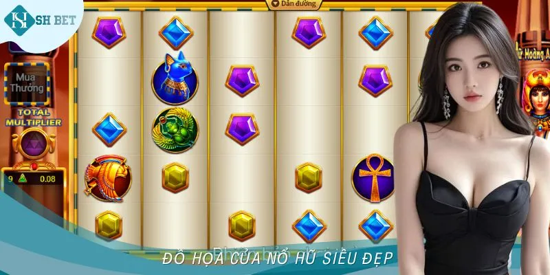 Đồ họa game quay hũ đình đám mê ly