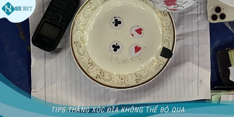 Tips thắng xóc đĩa không thể bỏ qua